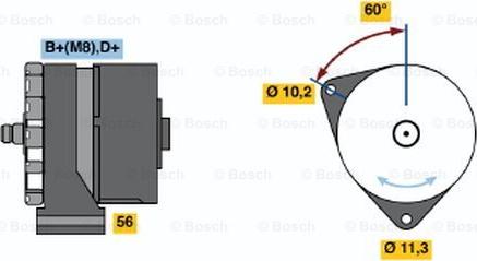 BOSCH 0 120 469 682 - Alternatore www.autoricambi360.it