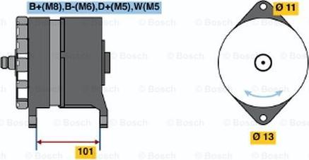 BOSCH 0 120 469 033 - Alternatore www.autoricambi360.it
