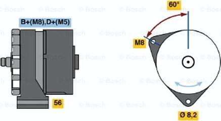 BOSCH 0 120 469 862 - Alternatore www.autoricambi360.it