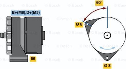 BOSCH 0 120 469 782 - Alternatore www.autoricambi360.it