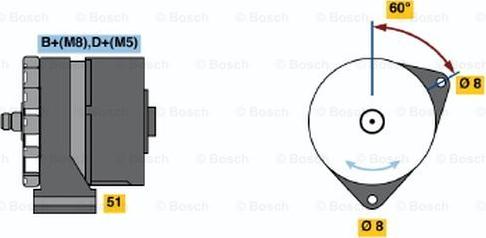 BOSCH 0 120 489 473 - Alternatore www.autoricambi360.it