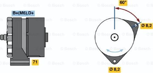 BOSCH 0 120 489 065 - Alternatore www.autoricambi360.it