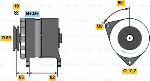 BOSCH 0 120 489 361 - Alternatore www.autoricambi360.it