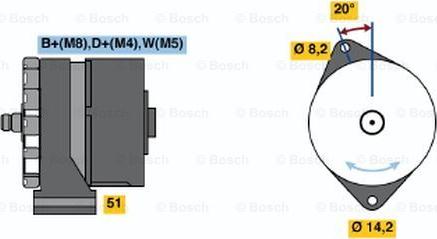 BOSCH 0 120 489 303 - Alternatore www.autoricambi360.it