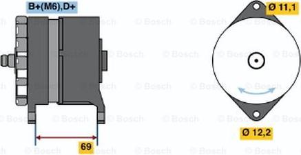 BOSCH 0 120 489 136 - Alternatore www.autoricambi360.it