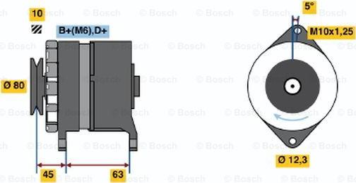 BOSCH 0 120 488 280 - Alternatore www.autoricambi360.it