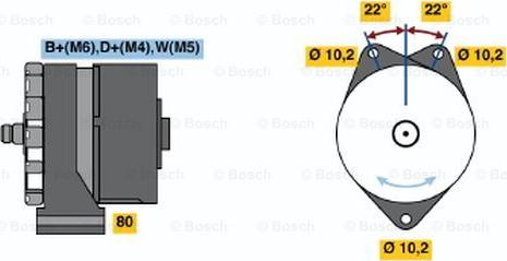 BOSCH 0 120 489 827 - Alternatore www.autoricambi360.it