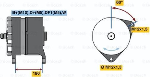 BOSCH 0 120 689 544 - Alternatore www.autoricambi360.it