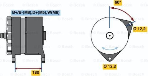 BOSCH 0 120 689 546 - Alternatore www.autoricambi360.it