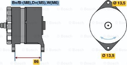 BOSCH 0 120 689 516 - Alternatore www.autoricambi360.it