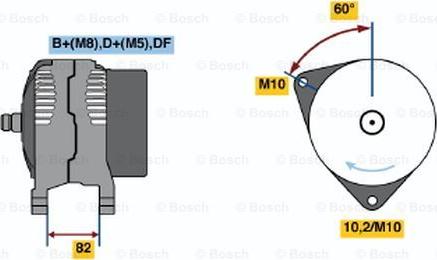 BOSCH 0 123 520 026 - Alternatore www.autoricambi360.it