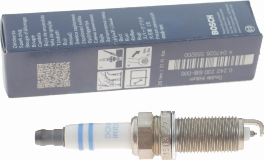 BOSCH 0 242 230 618 - Candela accensione www.autoricambi360.it