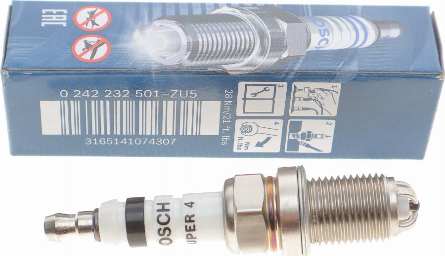 BOSCH 0 242 232 501 - Candela accensione www.autoricambi360.it