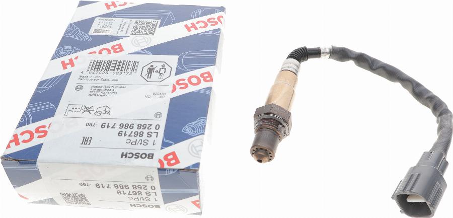 BOSCH 0 258 986 719 - Sonda lambda www.autoricambi360.it