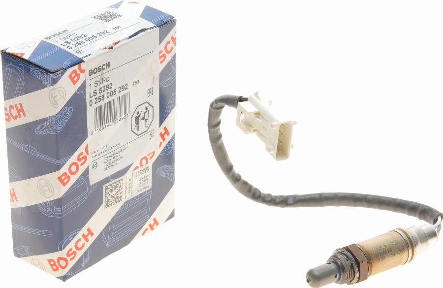 BOSCH 0 258 005 292 - Sonda lambda www.autoricambi360.it