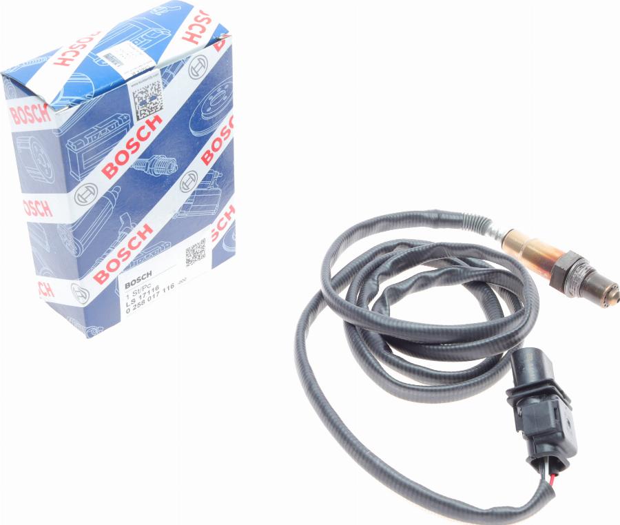 BOSCH 0 258 017 116 - Sonda lambda www.autoricambi360.it