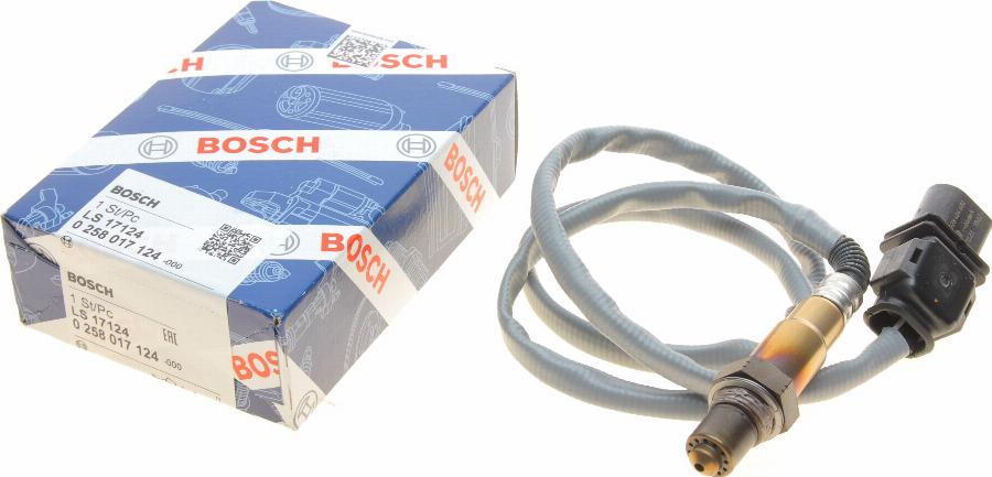 BOSCH 0 258 017 124 - Sonda lambda www.autoricambi360.it
