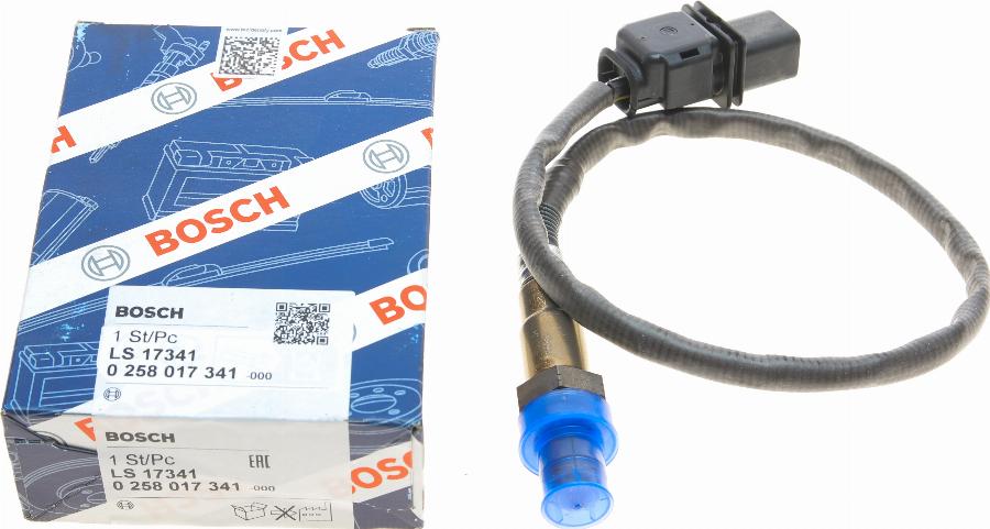 BOSCH 0 258 017 341 - Sonda lambda www.autoricambi360.it