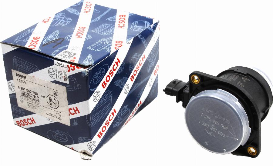 BOSCH 0 281 002 980 - Debimetro www.autoricambi360.it