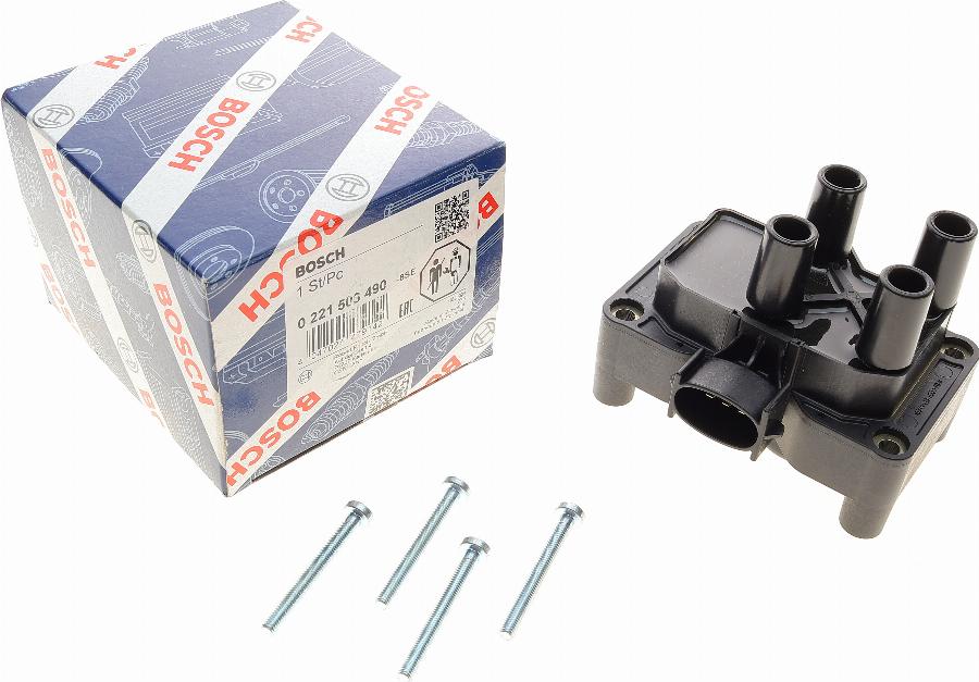 BOSCH 0 221 503 490 - Bobina d'accensione www.autoricambi360.it