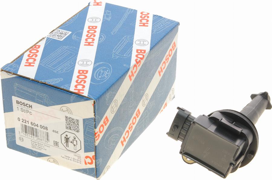 BOSCH 0 221 604 008 - Bobina d'accensione www.autoricambi360.it