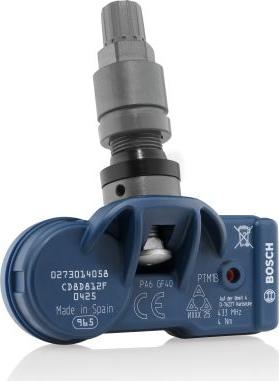 BOSCH 0 273 014 058 - Sensore ruota, Press. gonf. pneumatici-Sistema controllo www.autoricambi360.it