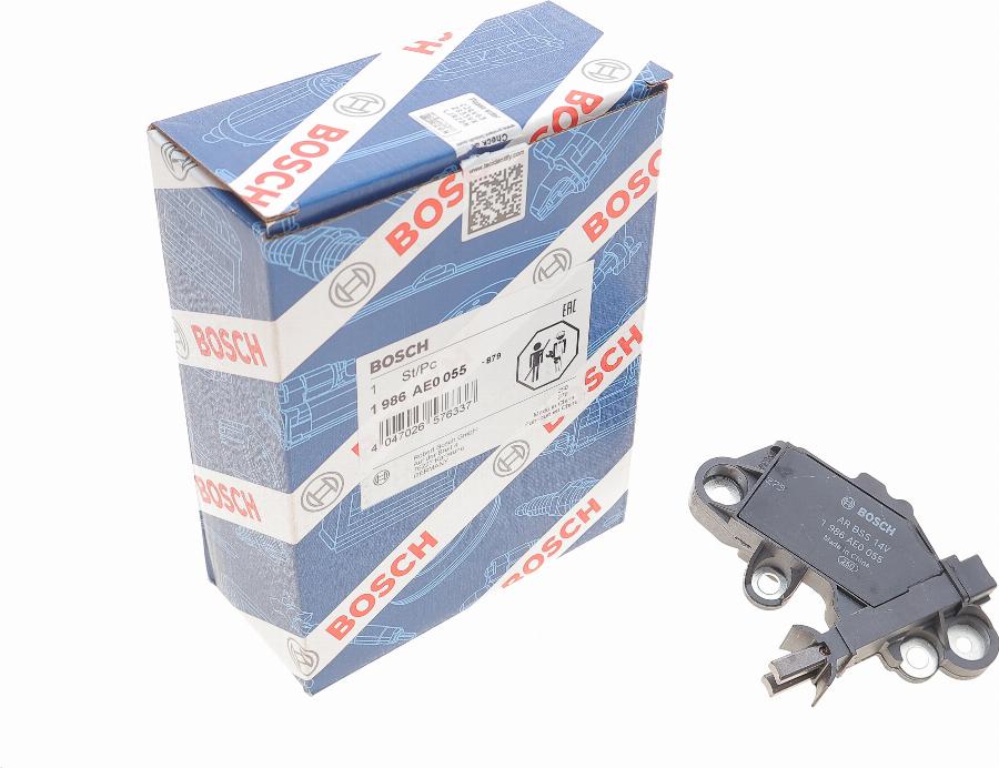 BOSCH 1 986 AE0 055 - Regolatore alternatore www.autoricambi360.it