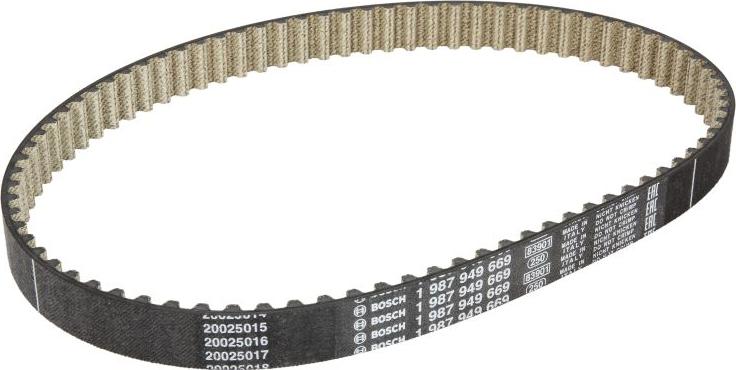 BOSCH 1 987 949 669 - Cinghia dentata www.autoricambi360.it