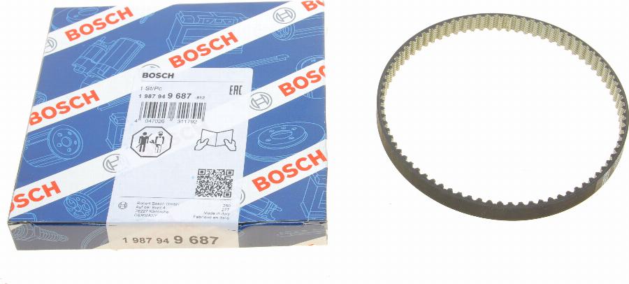 BOSCH 1 987 949 687 - Cinghia dentata www.autoricambi360.it