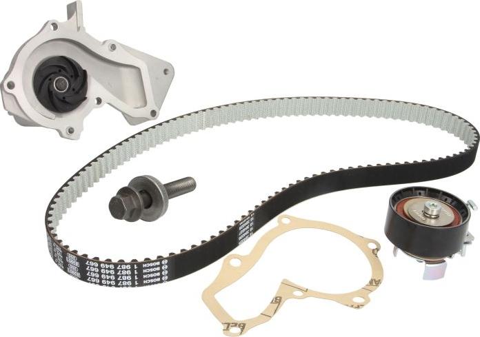 BOSCH 1 987 946 905 - Pompa acqua + Kit cinghie dentate www.autoricambi360.it