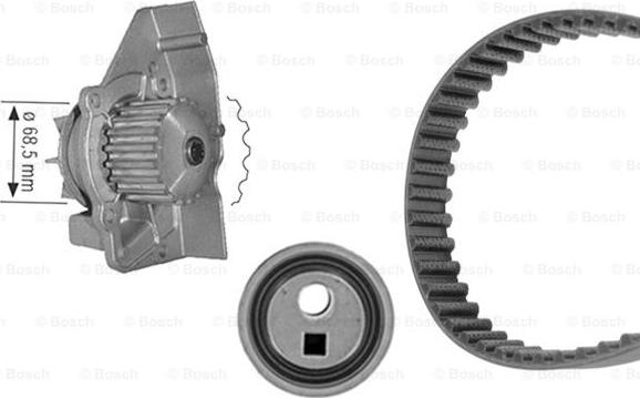 BOSCH 1 987 946 409 - Pompa acqua + Kit cinghie dentate www.autoricambi360.it