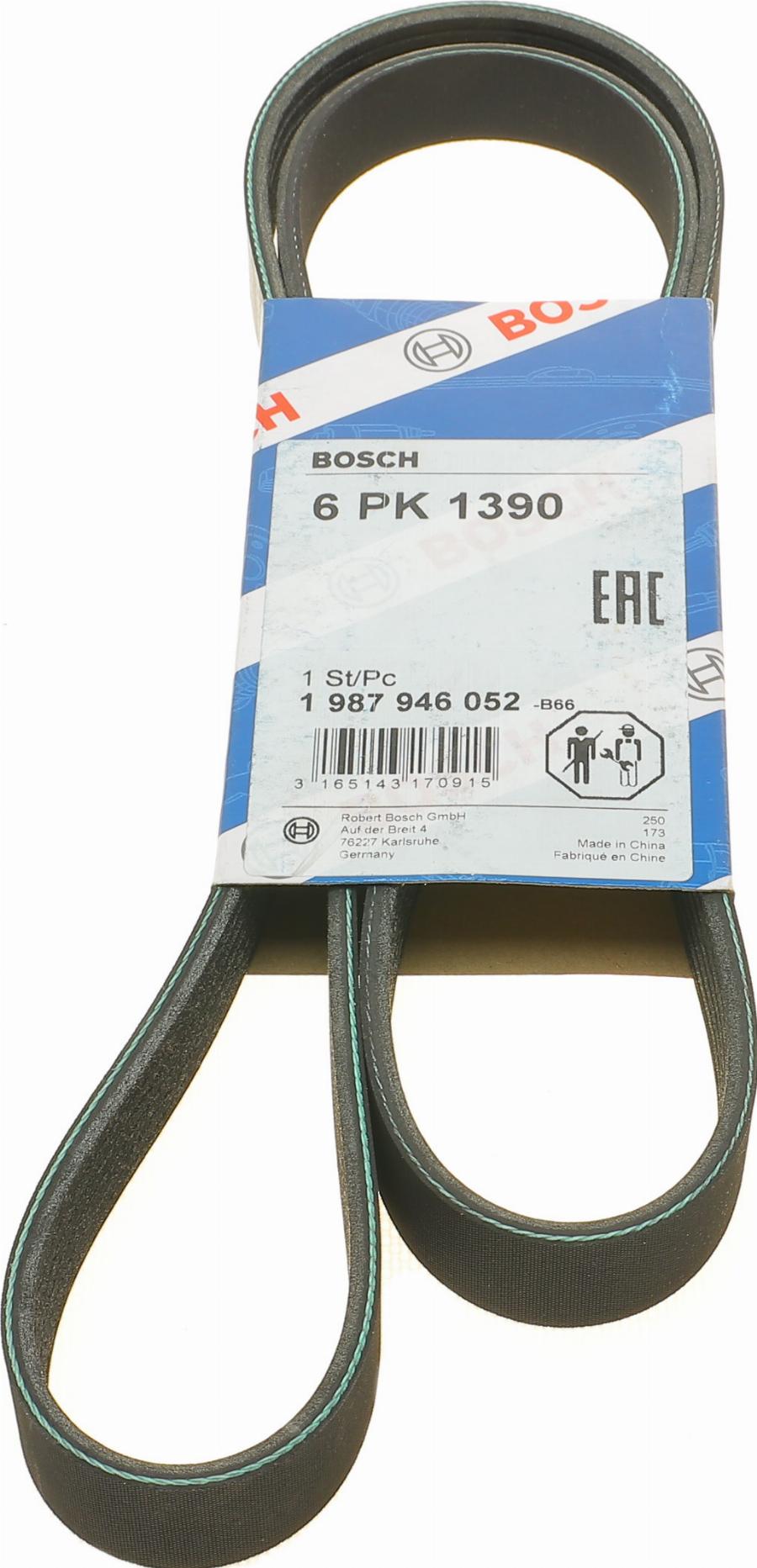 BOSCH 1 987 946 052 - Cinghia Poly-V www.autoricambi360.it