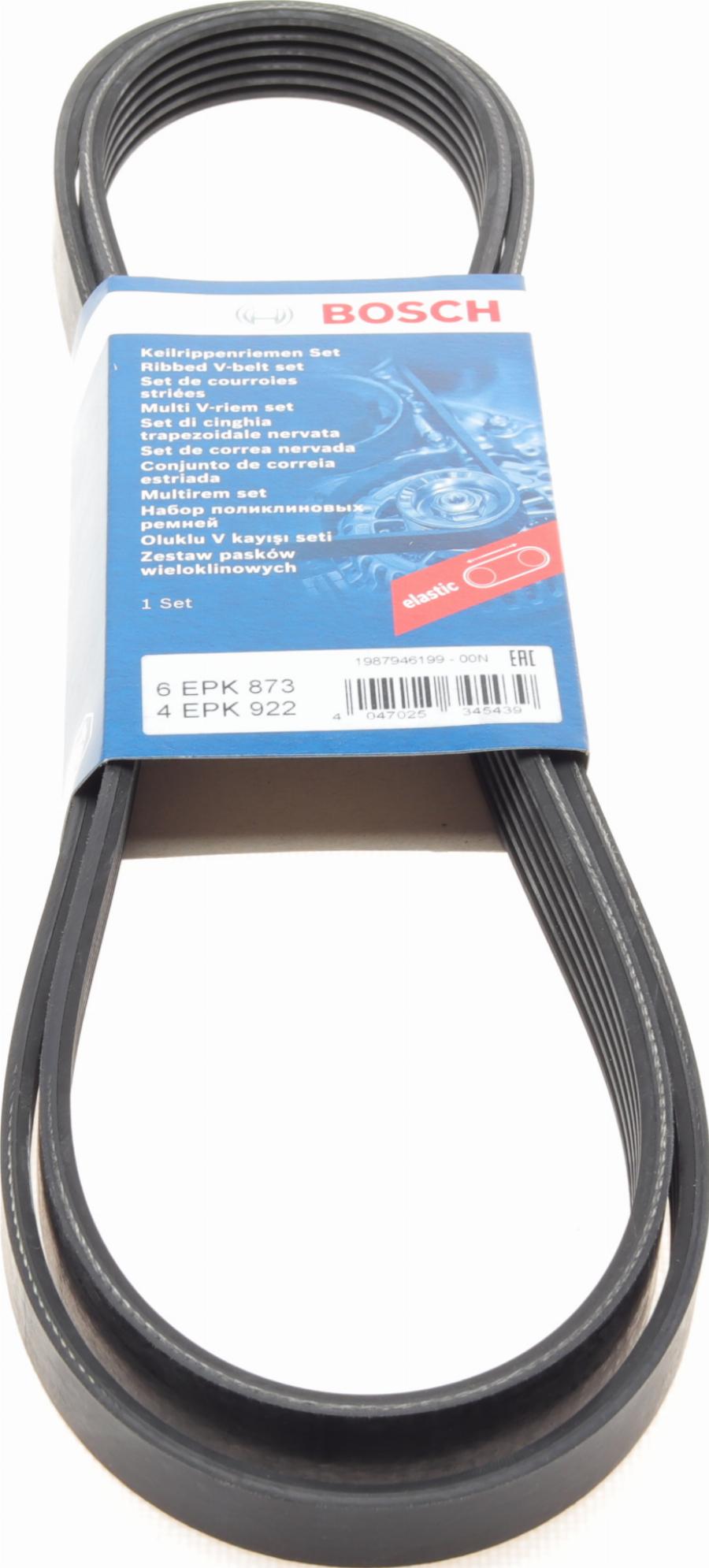BOSCH 1 987 946 199 - Kit Cinghie Poly-V www.autoricambi360.it