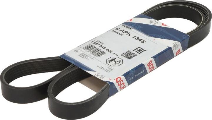 BOSCH 1 987 946 888 - Cinghia Poly-V www.autoricambi360.it