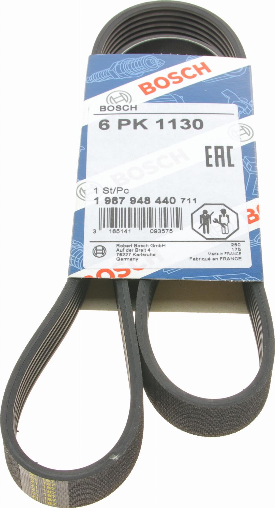 BOSCH 1 987 948 440 - Cinghia Poly-V www.autoricambi360.it