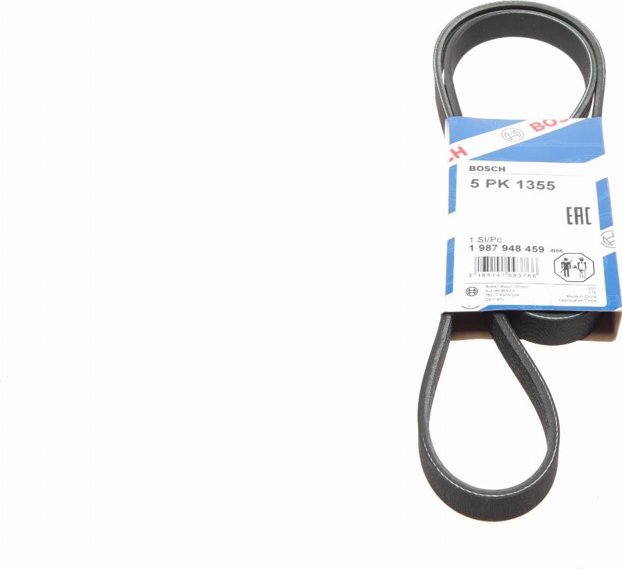 BOSCH 1 987 948 459 - Cinghia Poly-V www.autoricambi360.it