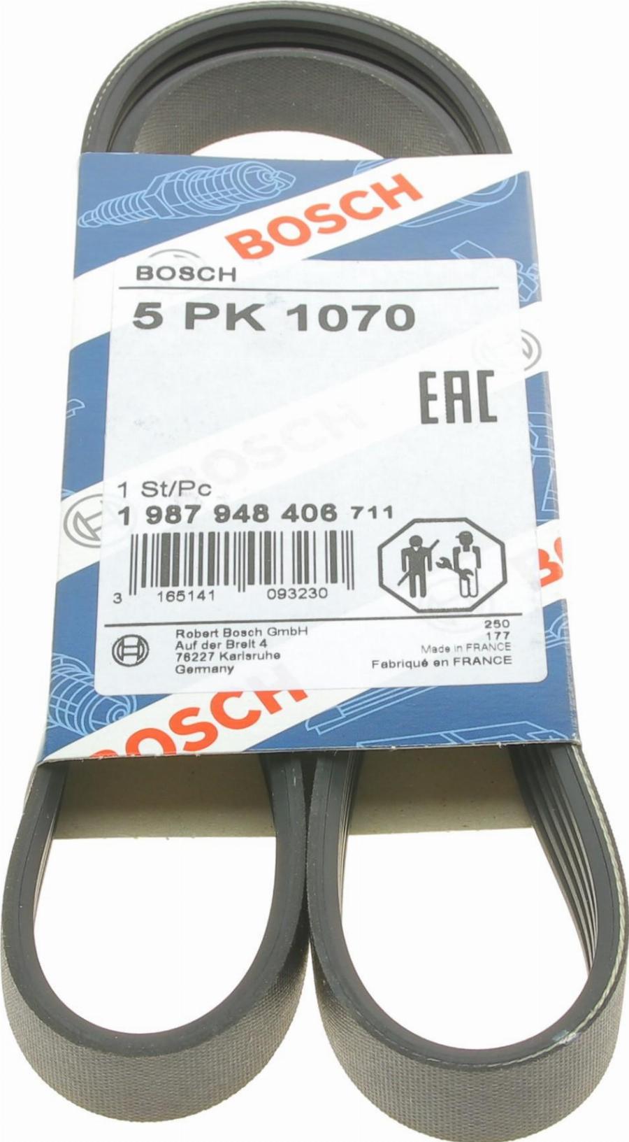 BOSCH 1 987 948 406 - Cinghia Poly-V www.autoricambi360.it