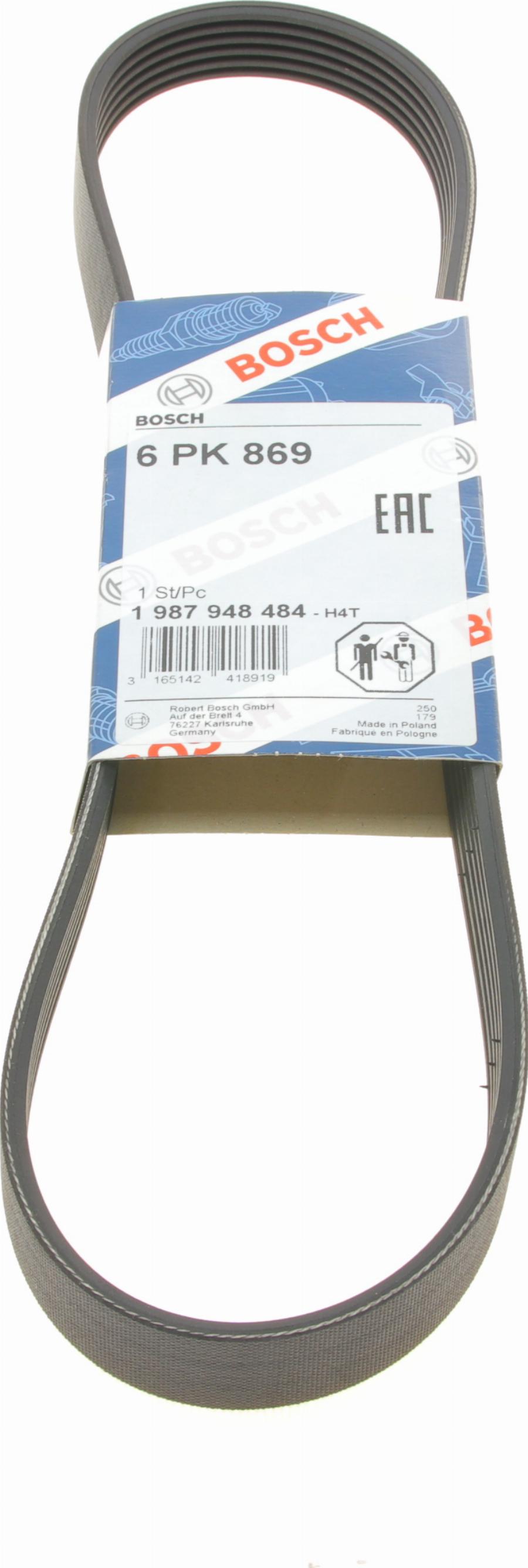 BOSCH 1 987 948 484 - Cinghia Poly-V www.autoricambi360.it