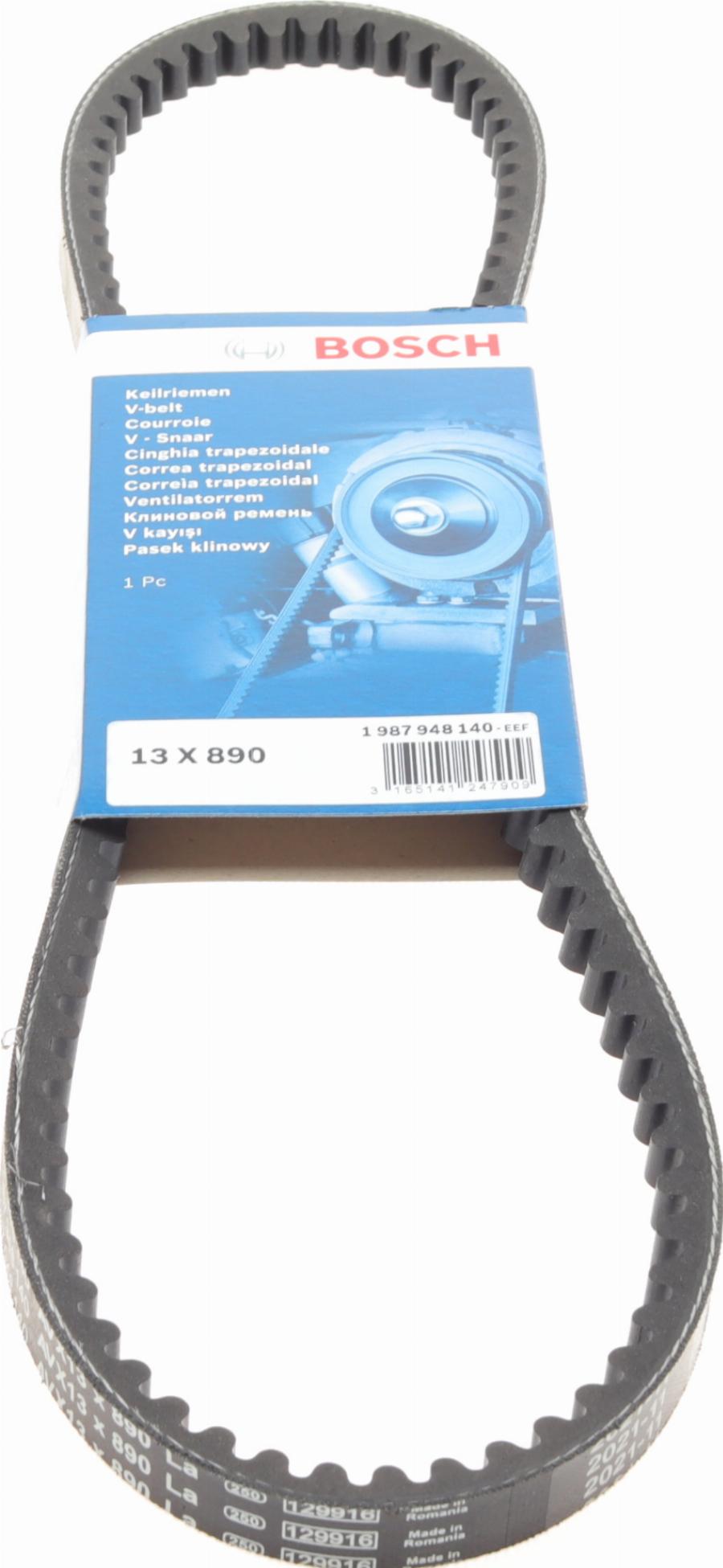 BOSCH 1 987 948 140 - Cinghia trapezoidale www.autoricambi360.it