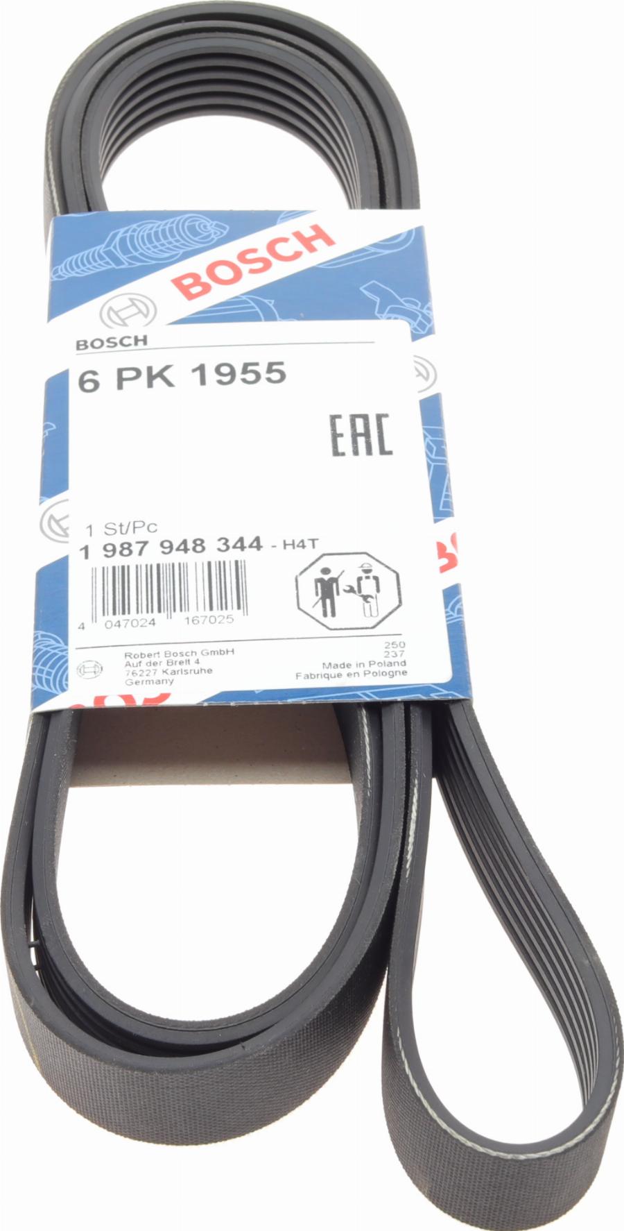 BOSCH 1 987 948 344 - Cinghia Poly-V www.autoricambi360.it