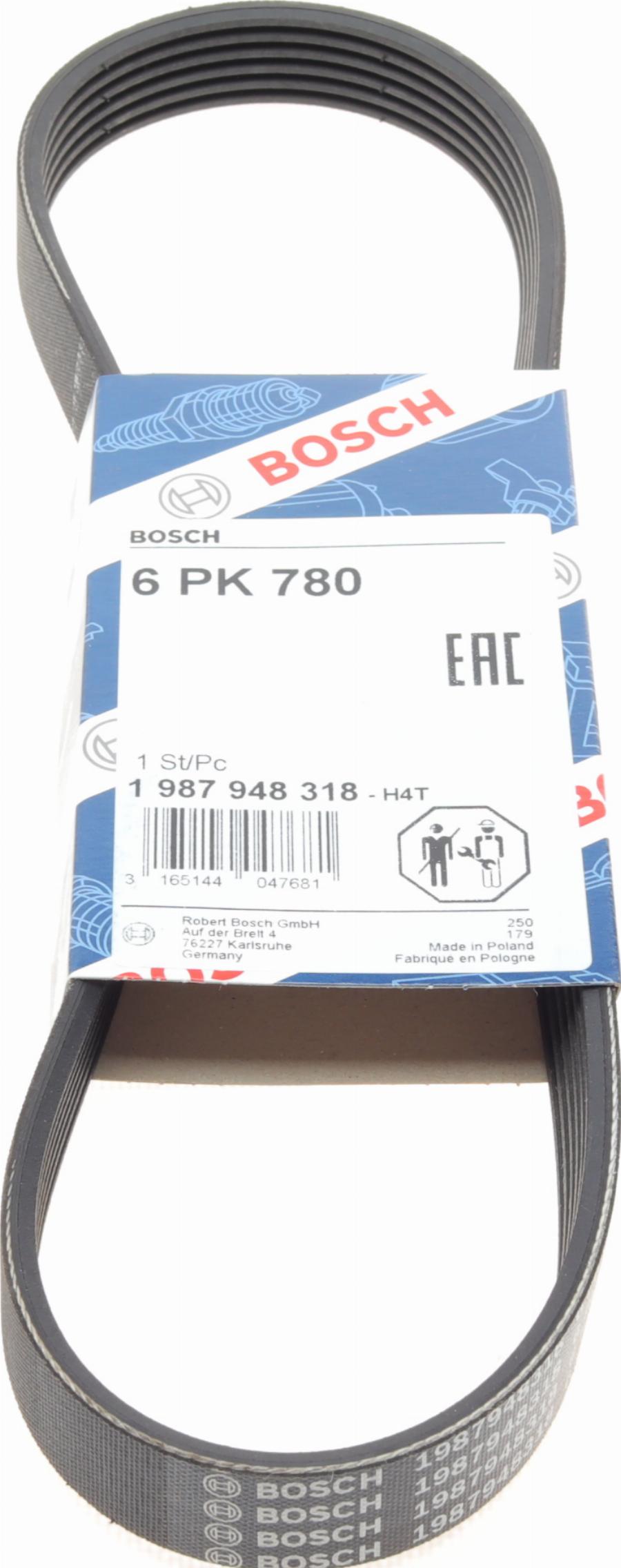 BOSCH 1 987 948 318 - Cinghia Poly-V www.autoricambi360.it