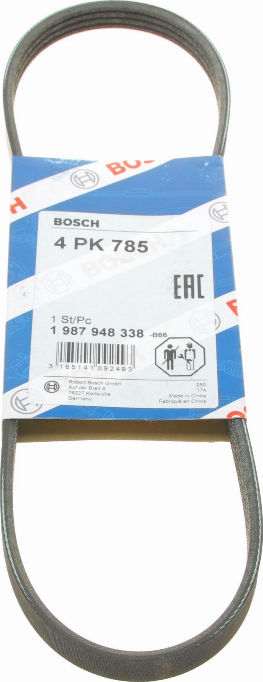 BOSCH 1 987 948 338 - Cinghia Poly-V www.autoricambi360.it