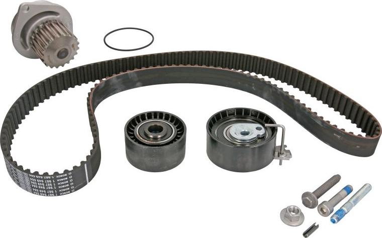 BOSCH 1 987 948 711 - Pompa acqua + Kit cinghie dentate www.autoricambi360.it