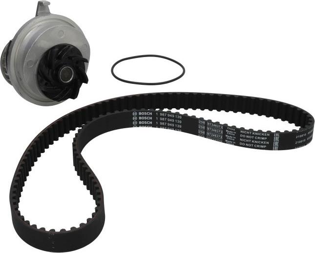 BOSCH 1 987 948 737 - Pompa acqua + Kit cinghie dentate www.autoricambi360.it