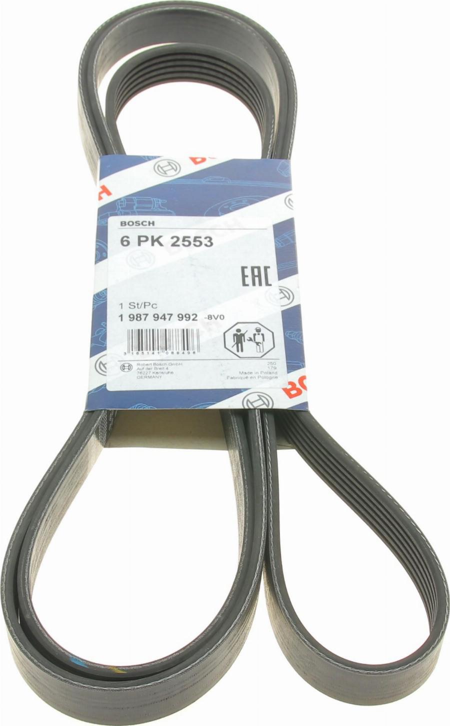 BOSCH 1 987 947 992 - Cinghia Poly-V www.autoricambi360.it