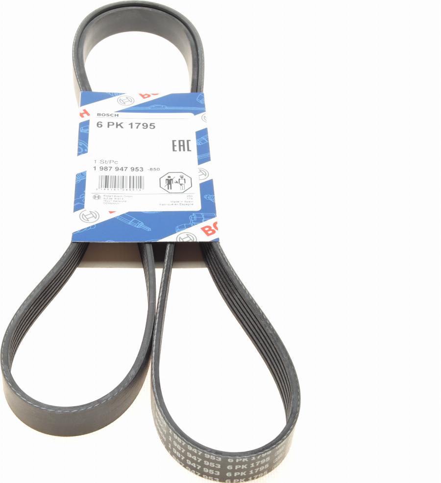 BOSCH 1 987 947 953 - Cinghia Poly-V www.autoricambi360.it