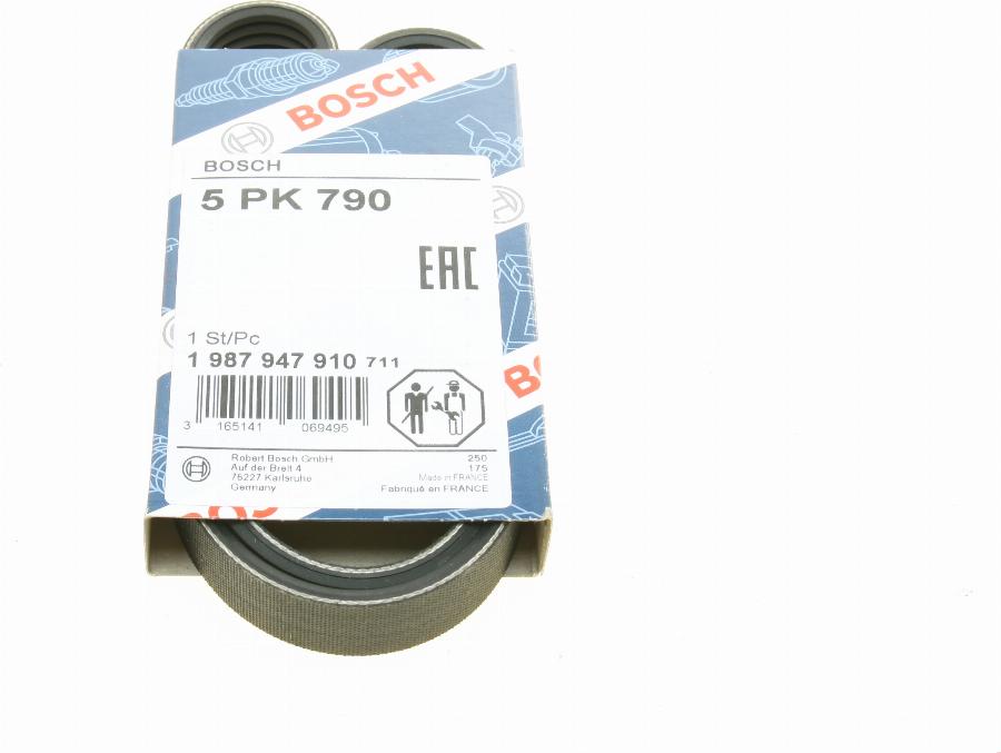 BOSCH 1 987 947 910 - Cinghia Poly-V www.autoricambi360.it