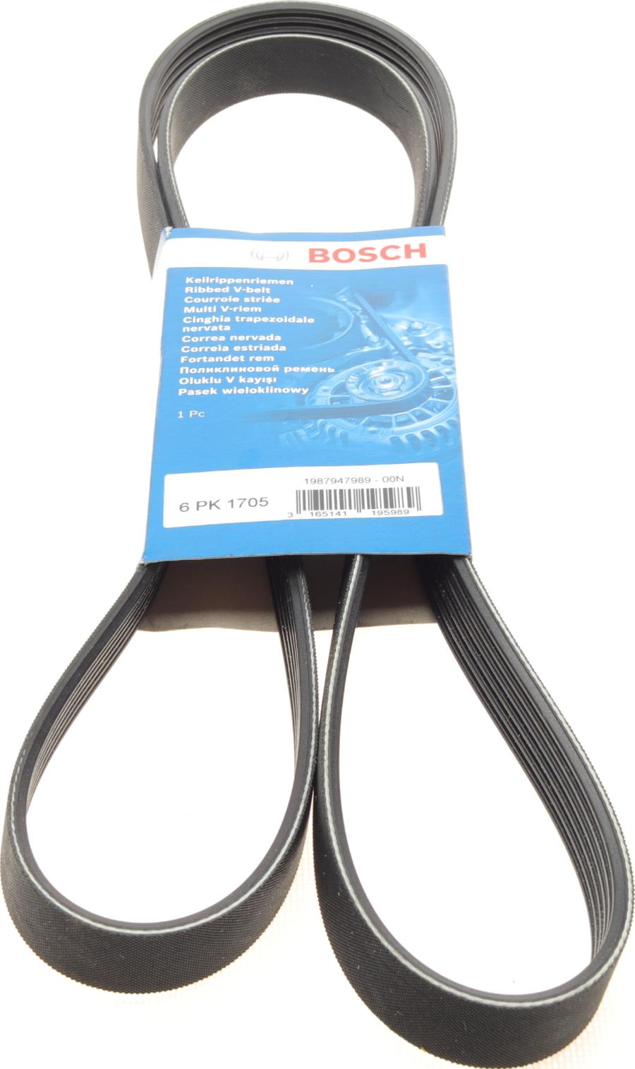 BOSCH 1 987 947 989 - Cinghia Poly-V www.autoricambi360.it