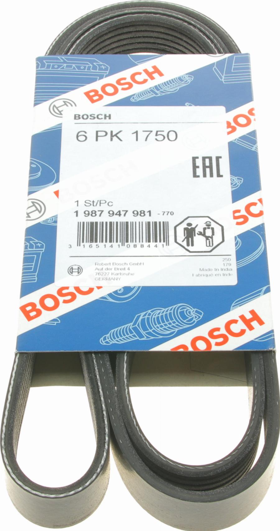 BOSCH 1 987 947 981 - Cinghia Poly-V www.autoricambi360.it