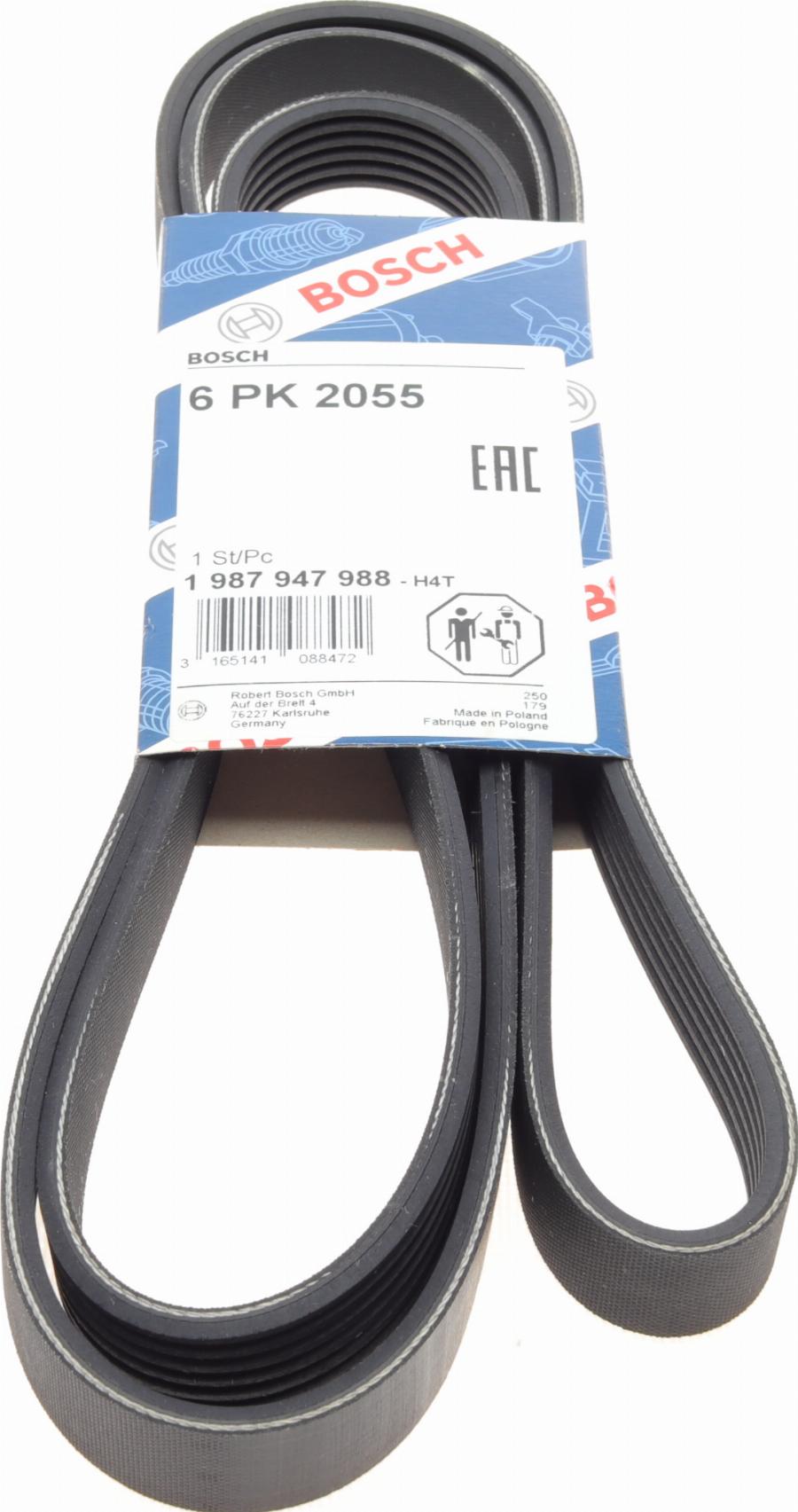 BOSCH 1 987 947 988 - Cinghia Poly-V www.autoricambi360.it